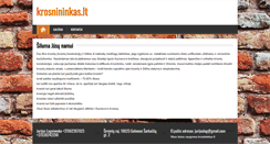 Desktop Screenshot of krosnininkas.lt